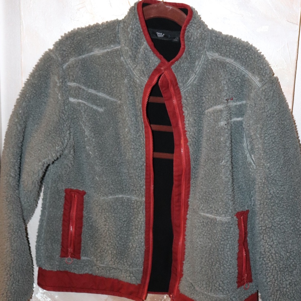 KAVU Sherpa fleece canvas jacket